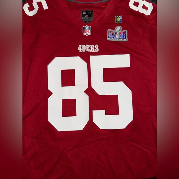 Nike NFL San Francisco 49ers Super Bowl LVIII George Kittle Red